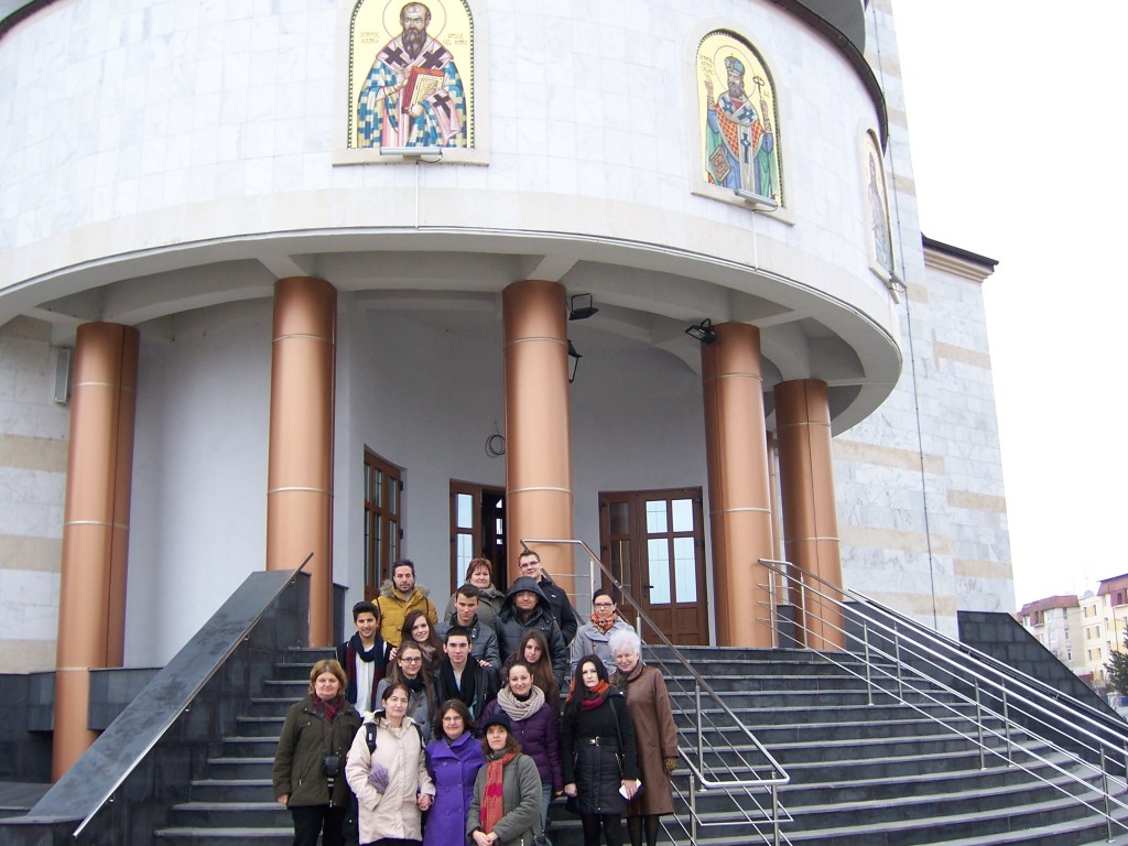 141 Visiting Mioveni church