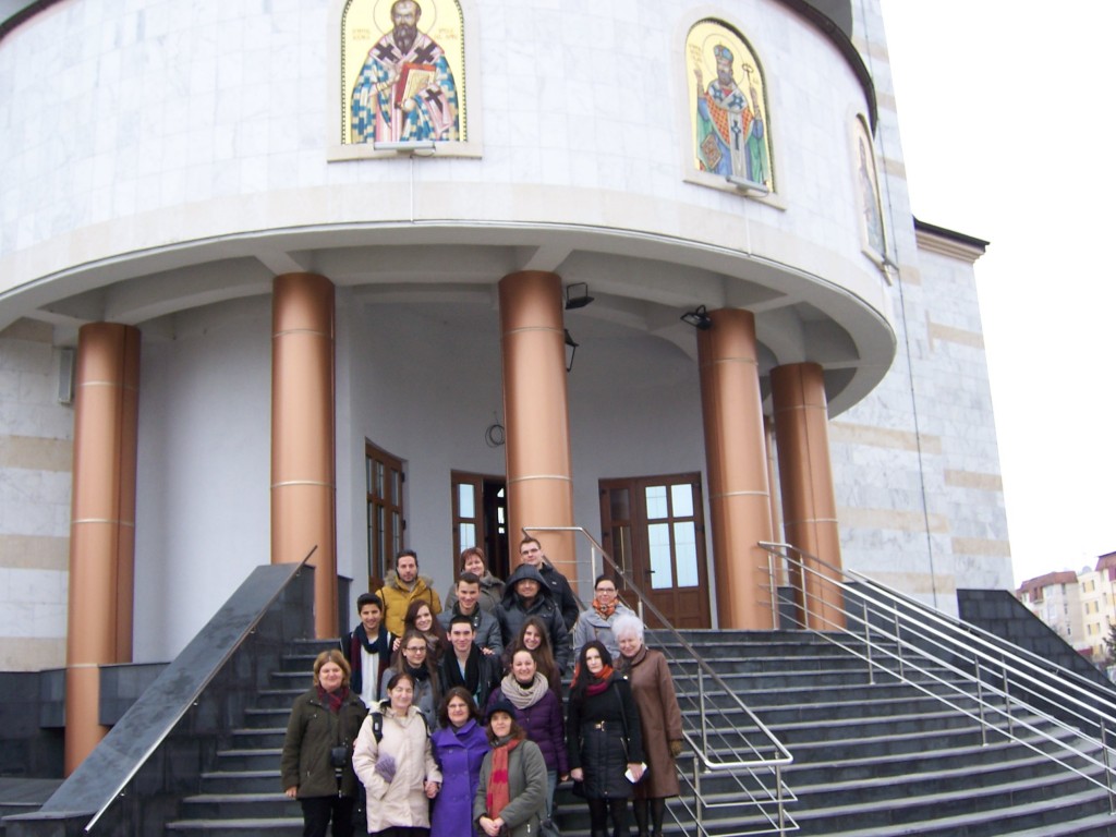 142 Visiting Mioveni church