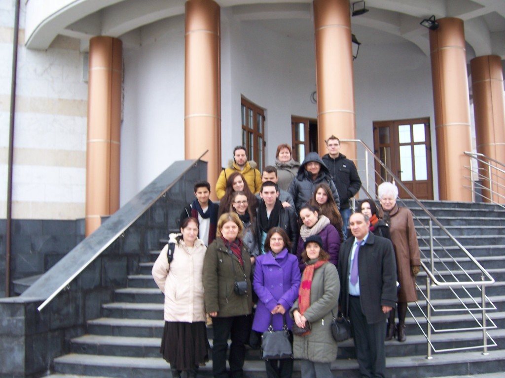 143 Visiting Mioveni church