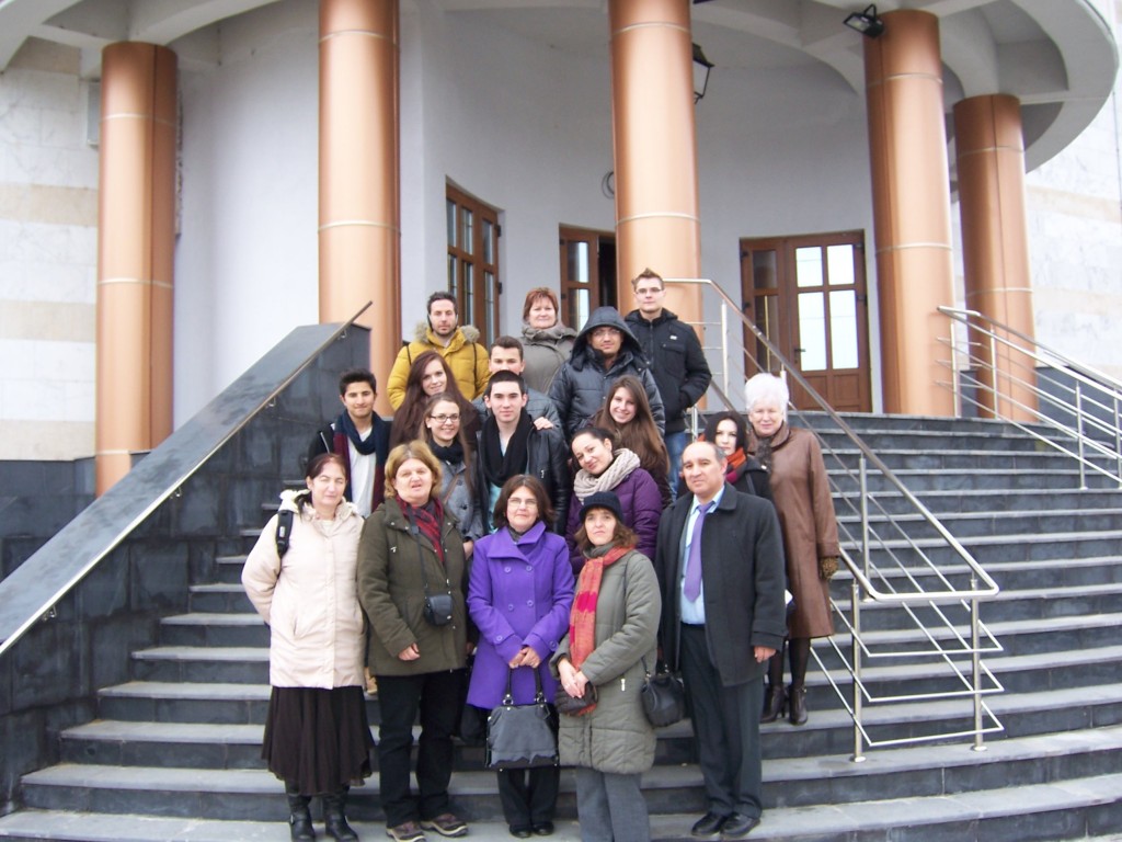 144 Visiting Mioveni church