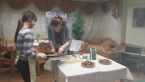 Gingerbread baking 1