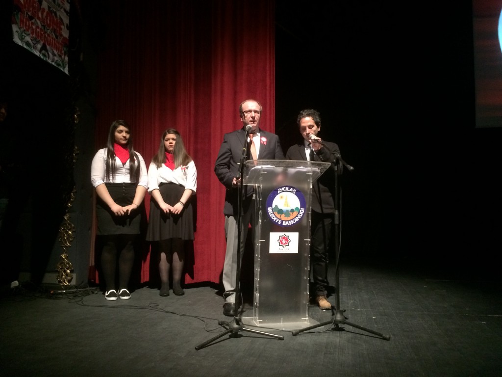 4 Welcoming speech of Turkish headmaster