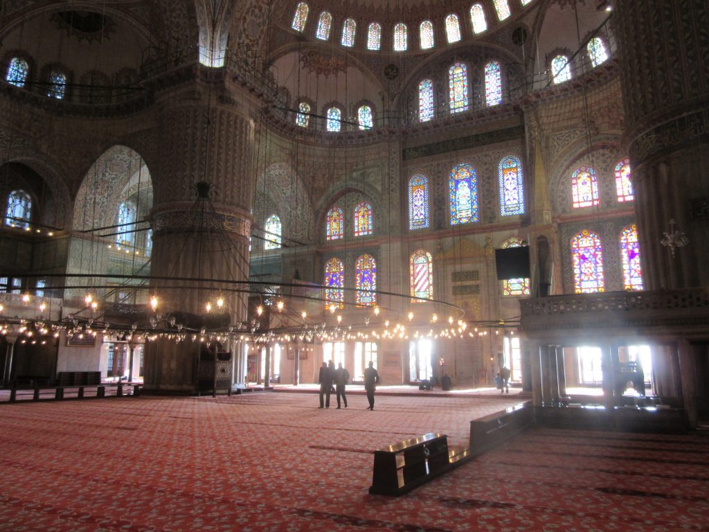 10. Inside the Sultan Ahmed Mosque