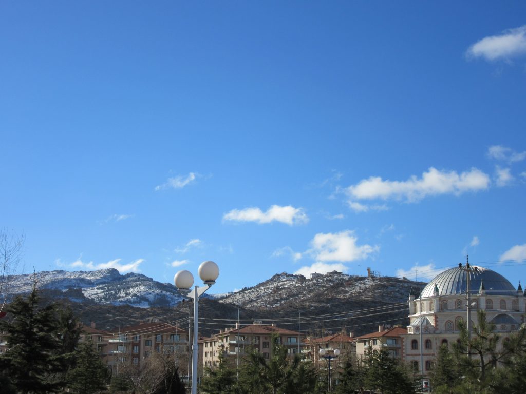 74. Mountains covered with snow