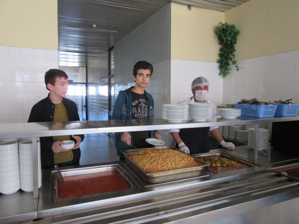 76. School canteen