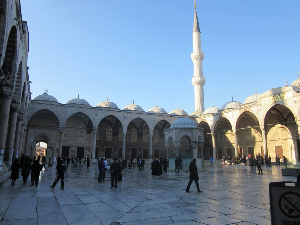 9. Inside the Sultan Ahmed Mosque