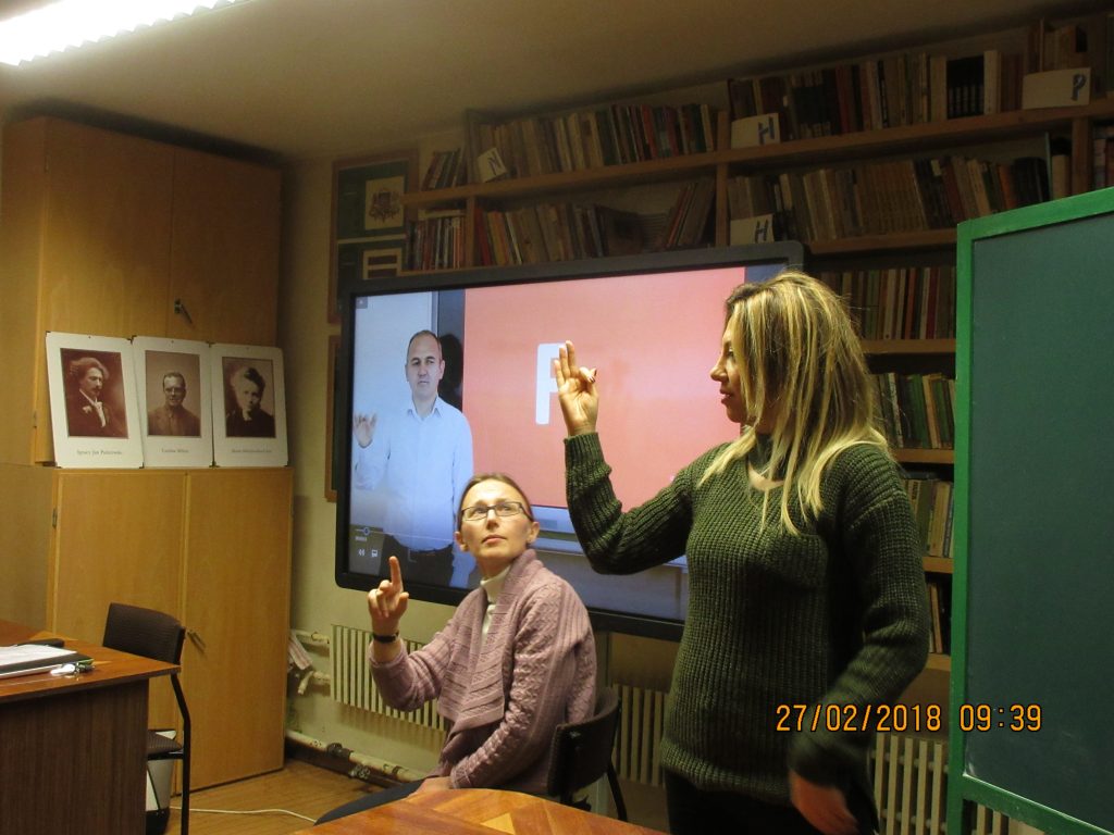 37. Learning the sign language