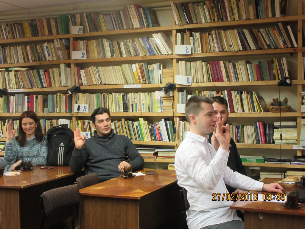38. Learning the sign language