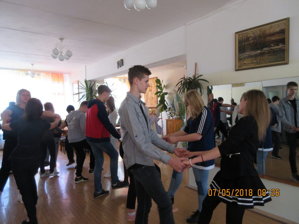 3. Learning Latvian folk dances