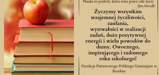 Rozpoczęcie roku szkolnego
