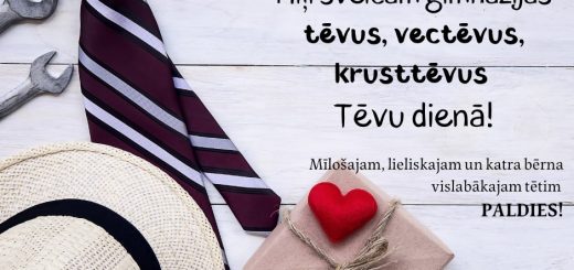 Tēvu dienas apsveikums