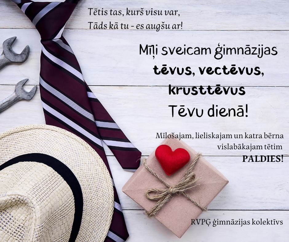 Tēvu dienas apsveikums