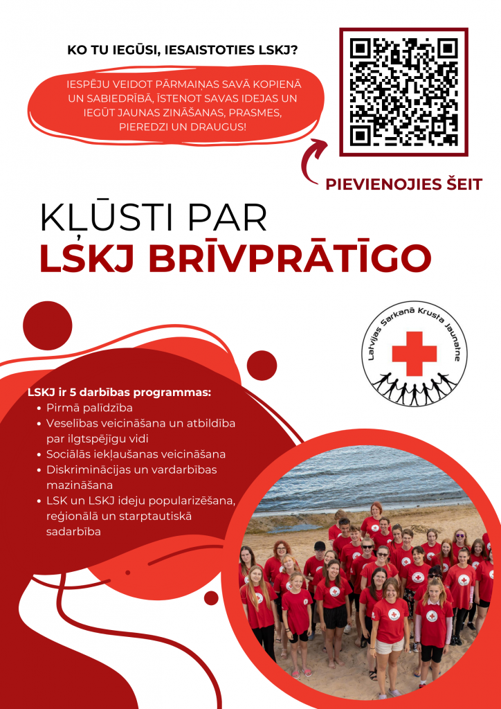 Kļūsti par brīvprātīgo!