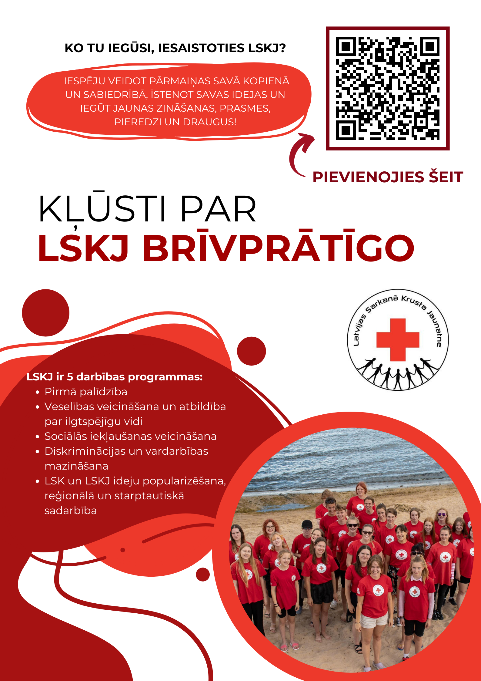 Jaunieši tiekas ar Latvijas Sarkanā krusta pārstāvjiem!