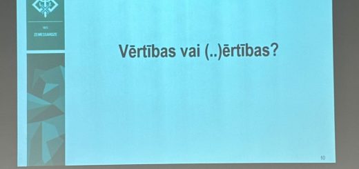 Vērtības vai ērtības?!