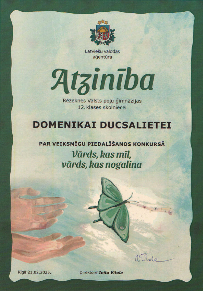 Domenikas_atzinība