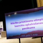 Apbalvošanas pasākumā godina valsts olimpiāžu laureātus un pedagogus