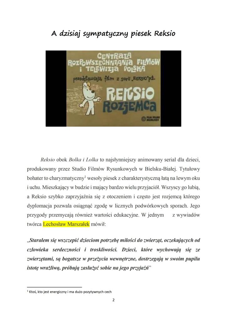Nr 7 2024/2025 Chcecie bajki! Oto bajka!