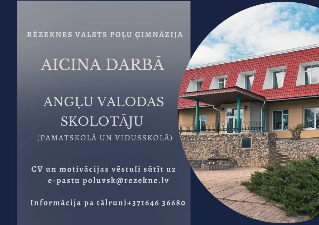 Aicinam darbā